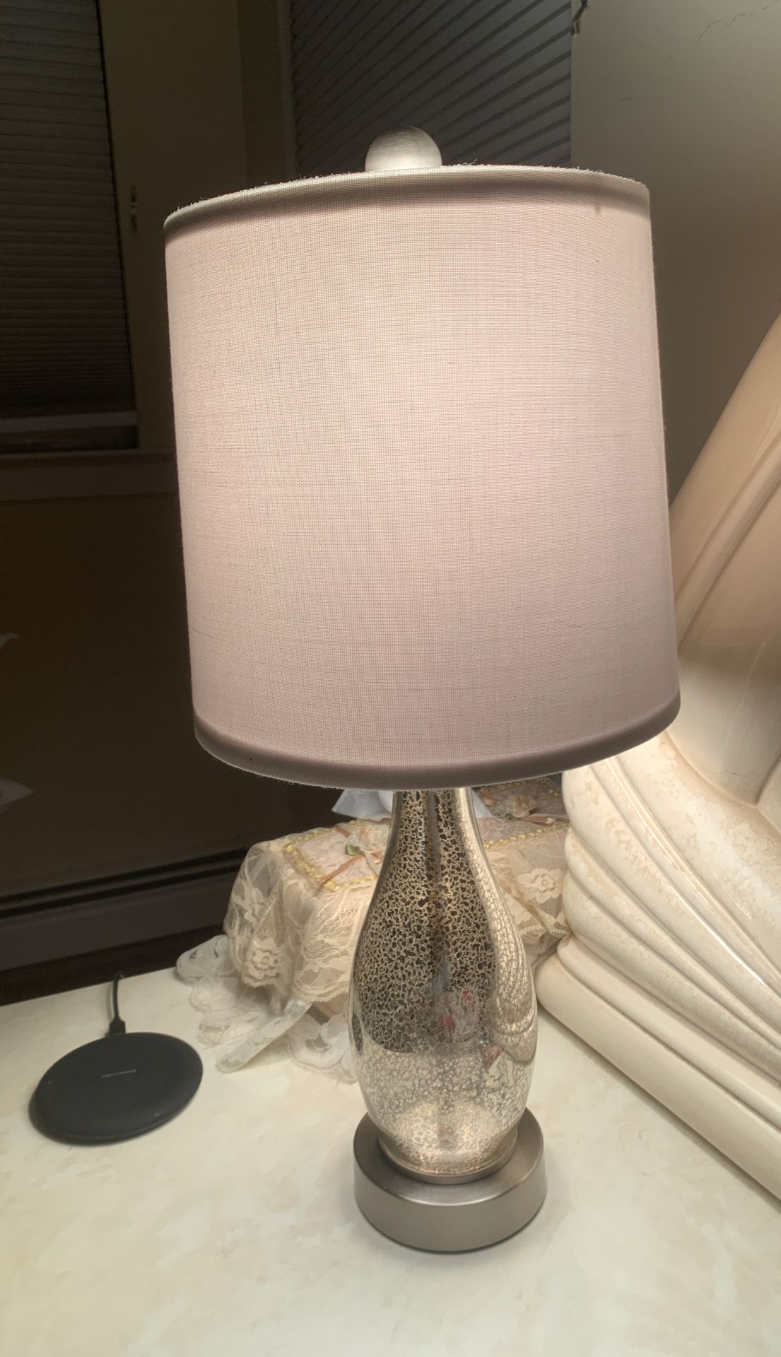 Pair of bedside lamps