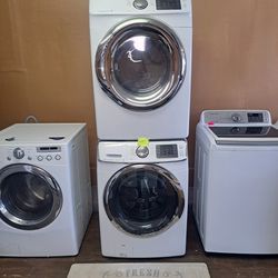 Samsung Heavy Duty Super Capacity Washer And Electric Dryer Set Nice And Clean Financing Available 