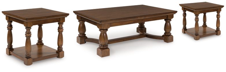 Sturlayne Brown Coffee Table and 2 End Tables (Online Special Price)
