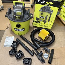 RYOBI 40V 10 Gal. Cordless Wet/Dry Vacuum (Tool Only)