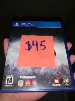 PlayStation 4 & 5 video game ps4 ps5 middle earth shadow of Mordor