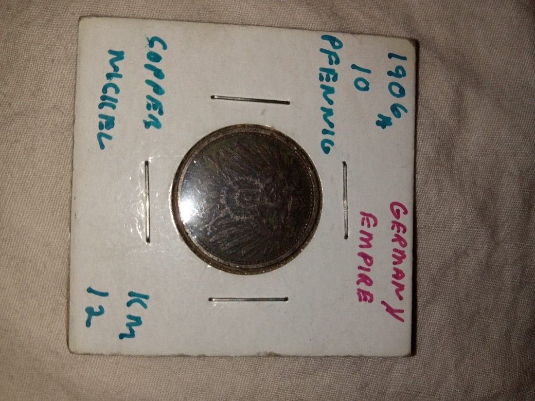 1906 Germany Copper Coin