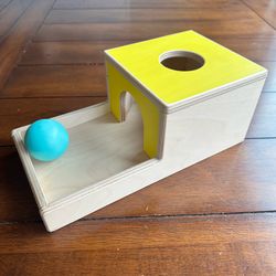 Lovevery Wooden Ball Drop + Wooden Ball | Ages 7-8 months.