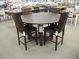 0718MAHEXP Extendable Gathering Table - Dark Espresso