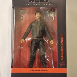 STAR WARS THE BLACK SERIES. ANDOR #10. CASSIAN ANDOR 6 " ACTION FIGURE. 