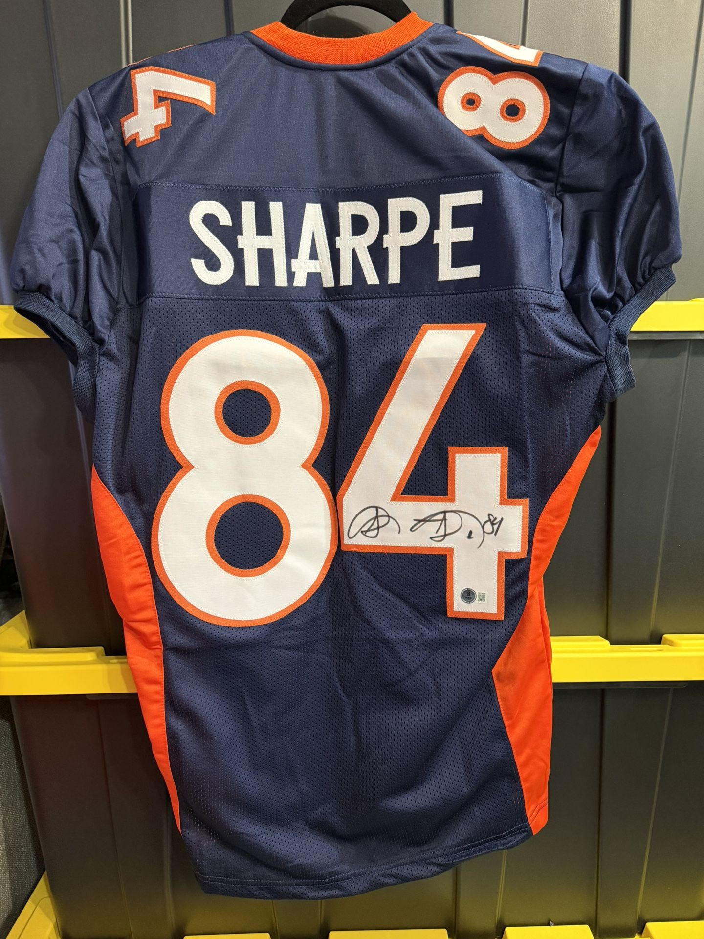 Shannon Sharpe Signed Custom Denver Broncos Jersey