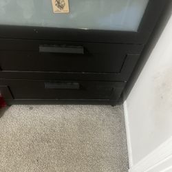 Black dresser 