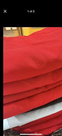 Manteles Rojos Redondos