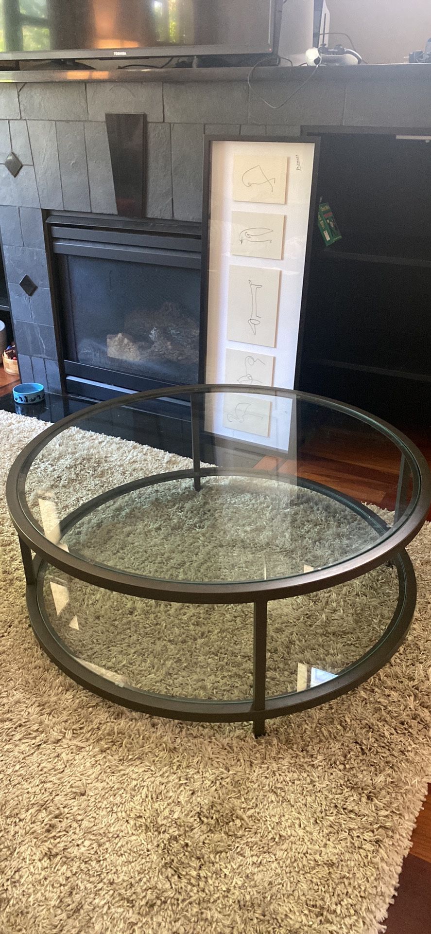 Round Glass Coffee Table