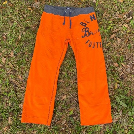 NFL Team Apparel Broncos Sweatpants L Orange/Blue