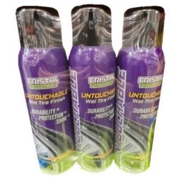 Cristal Products Untouchable Wet Tire Finish, 14 Ounce (Pack of 3)