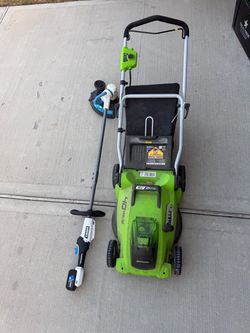 Electric lawnmower and edger