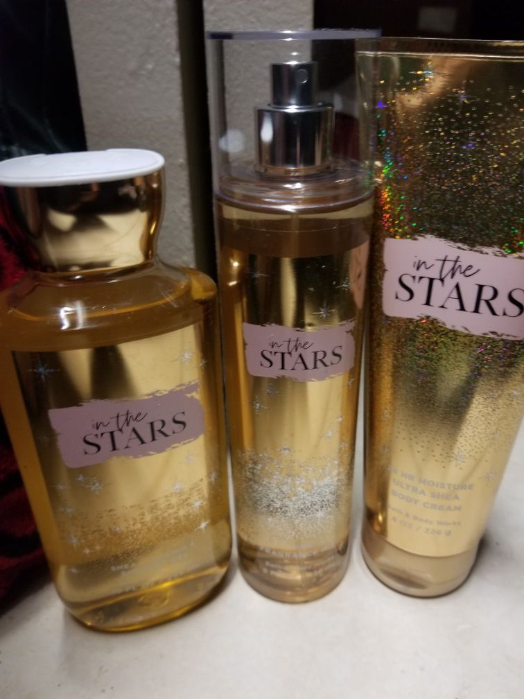 Bath and Body Works In the stars 3 piece set brand new never used