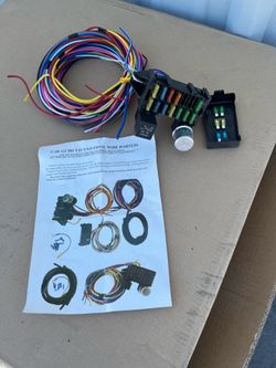 53,54 Chevy Belair Fuse Box Wire Harness