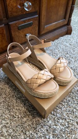 Size 9 Cushionaire Platform Sandals