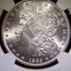 1885 Morgan MS65 – Coin With Nice Luster