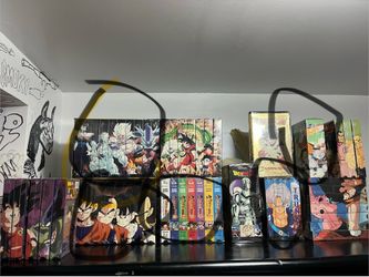 Dragon ball and DBZ VHS tapes most brand new. Selling separately dm for more info