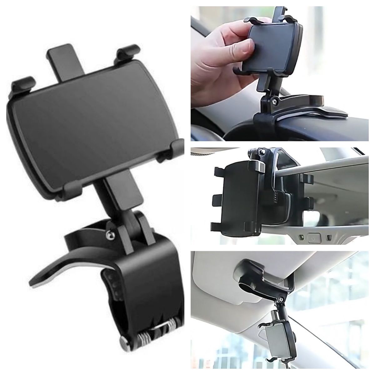 Car mobile phone holder car multifunctional rotating car dashboard rearview mirror navigation holder