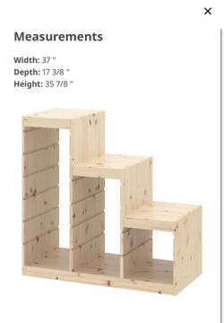 IKEA trofast wooden wood cubby toy storage