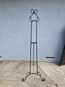 Wrought Iron Display Frame Stand