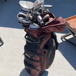 Golf Clubs And Bag