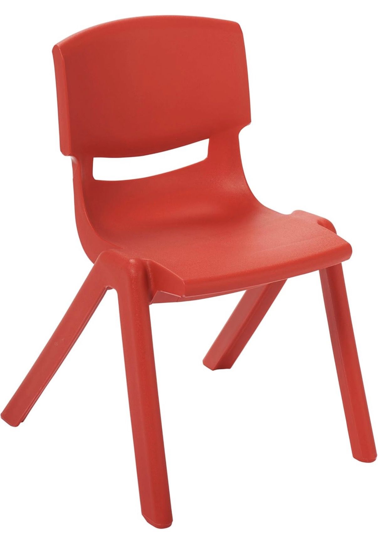 Brand New In The Box 6 Pack Red Plastic Chair Set