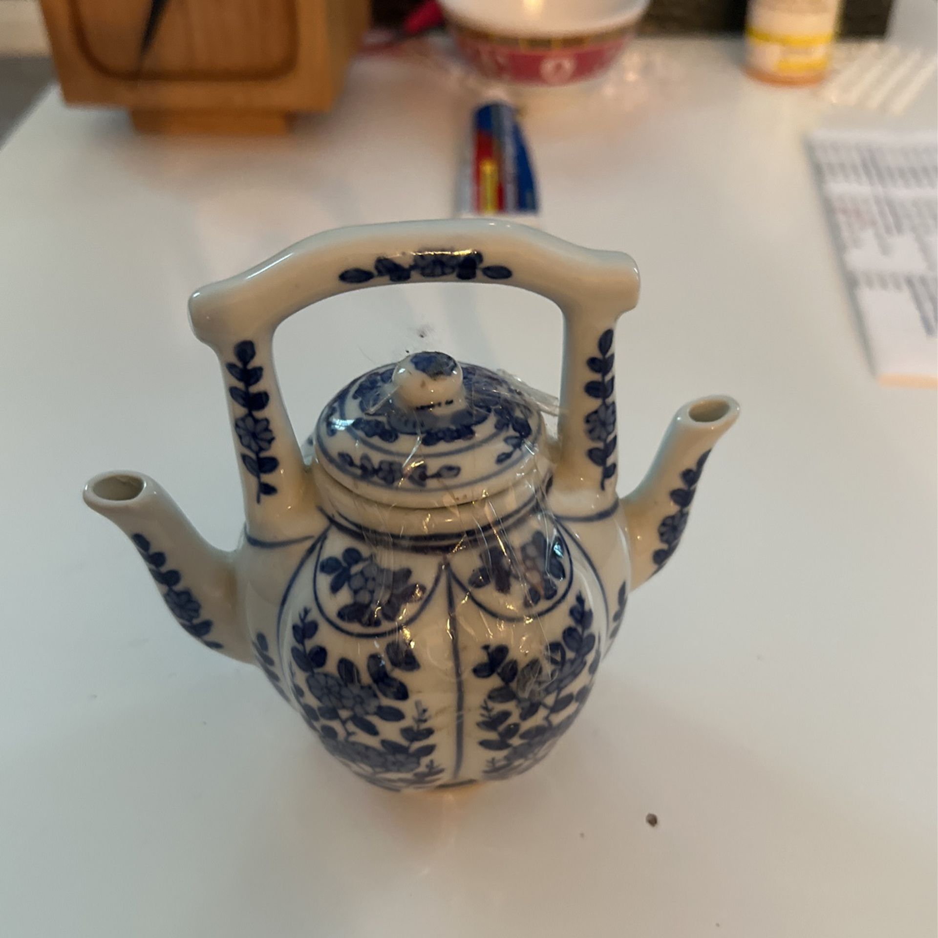 Two Sided Chinese Tea Pot 