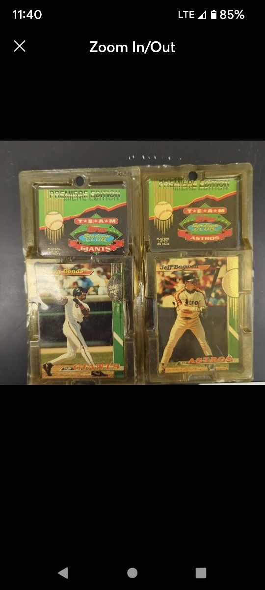 1993 Topps stadium club unopened sets. Giants and Astro's
