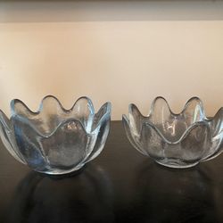 Two Vintage Blenko Bowls