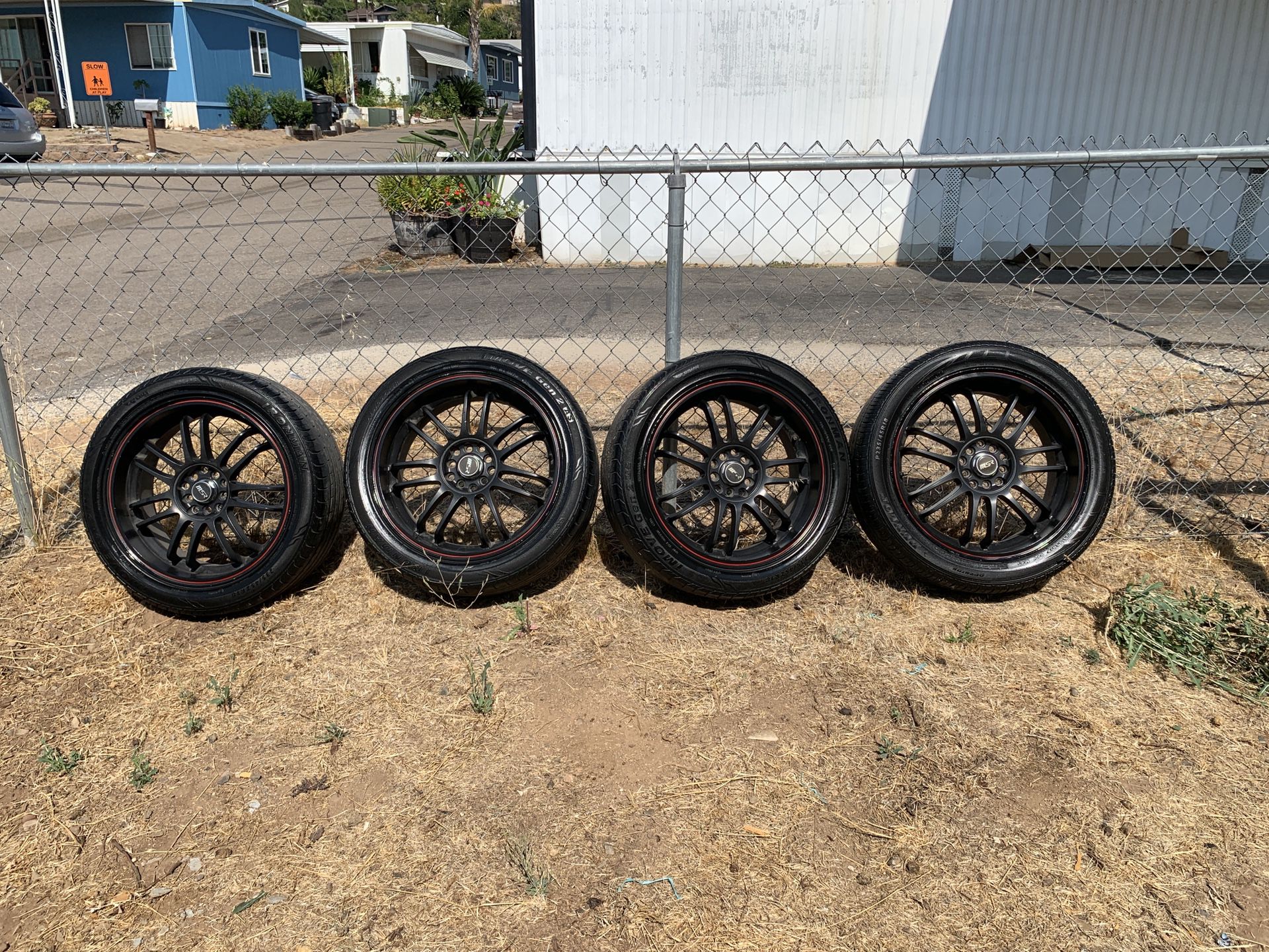 18 inch rims 5x114.3 and 5x100