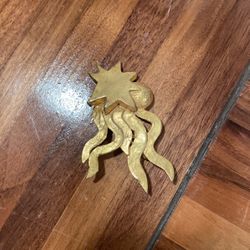 Celestial Star, Sun, & Moon Brooch