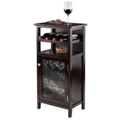 Dark Brown Wine/ Bar Cabinet