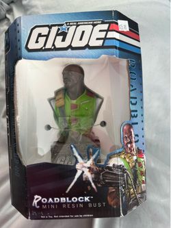 GI JOE Roadblock mini resin bust