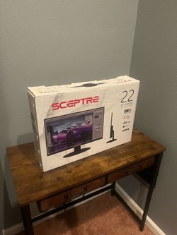 Gaming chair and monitor