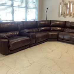Leather Sectional