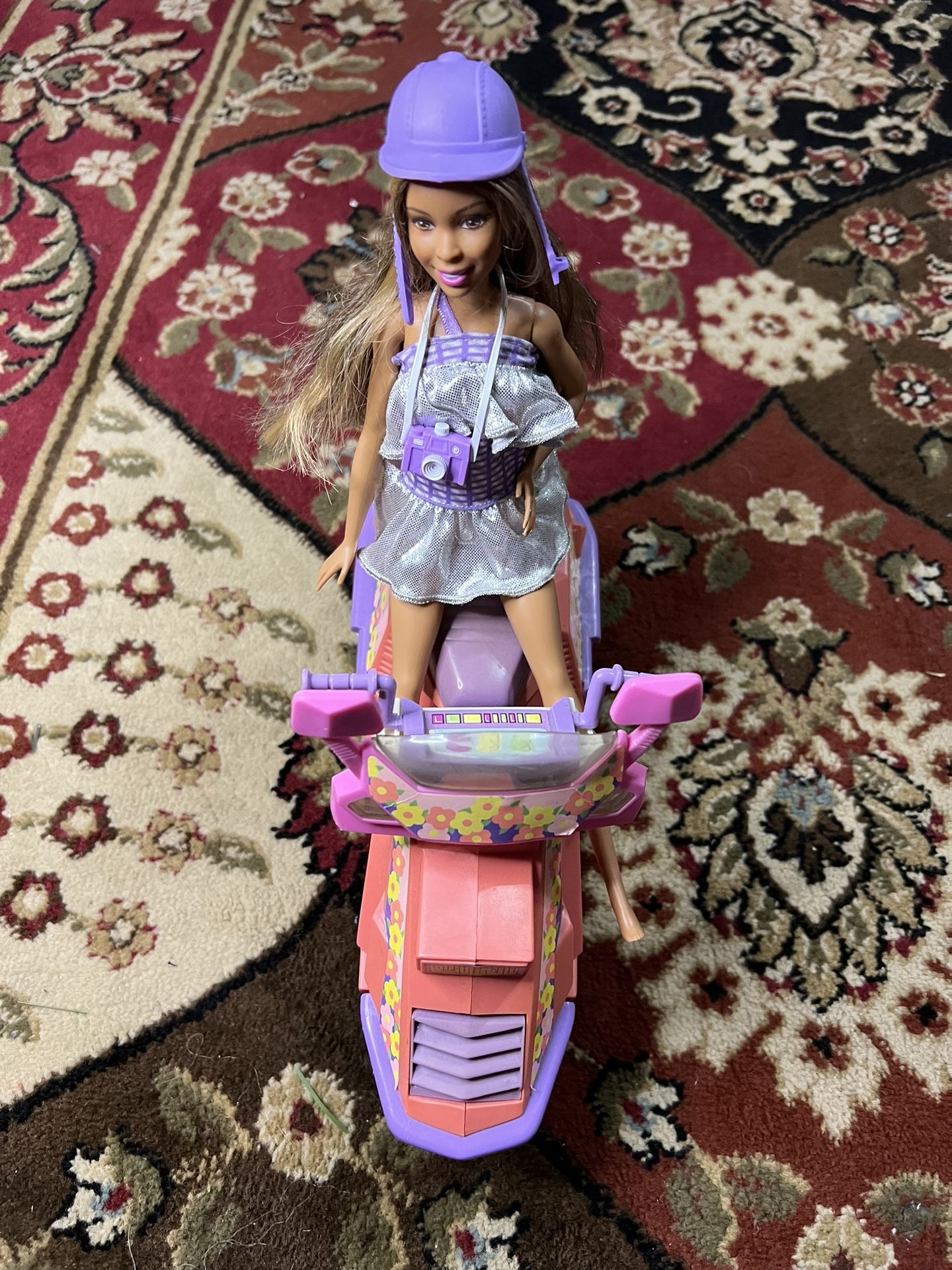 Barbie Motorcycle With Doll
