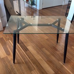 Glass Desk / Dining Table 