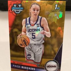 Bowman Chrome Paige Bueckers /50 Gold Sapphire