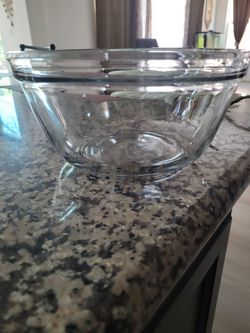 Clear bowl