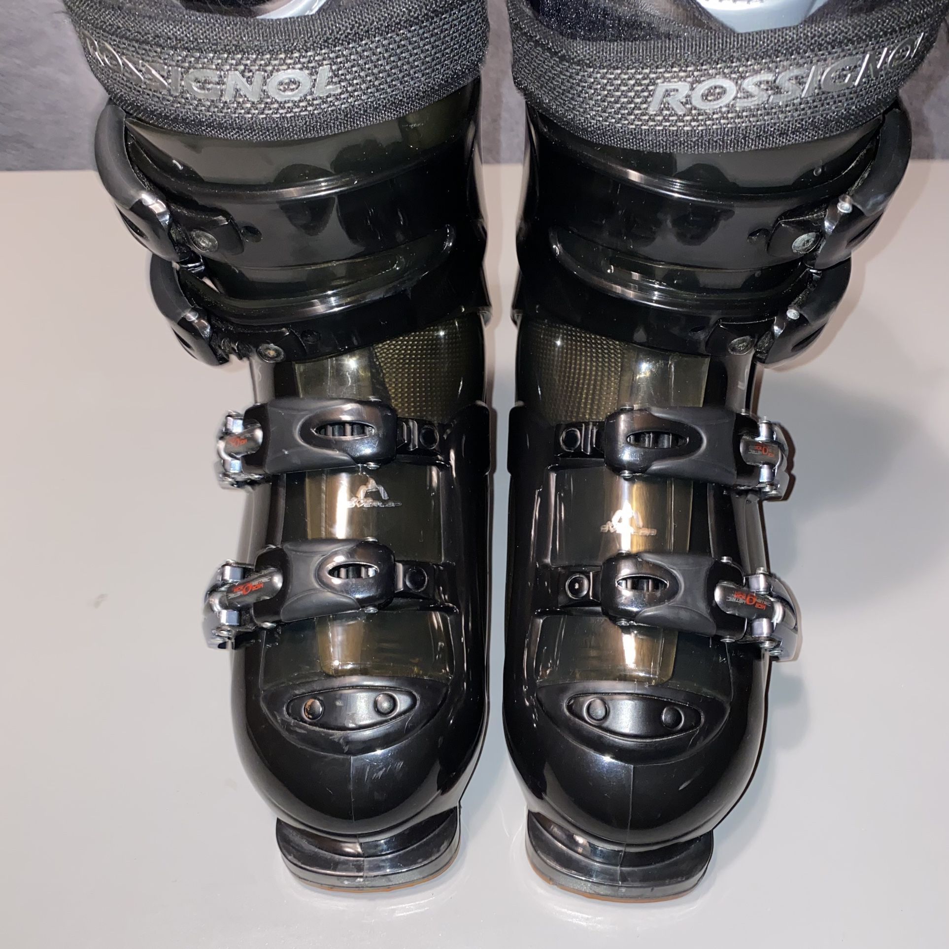 ROSSIGNOL SALTO STS Cockpit SKI BOOTS 26.5 Black Transparent 