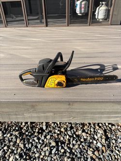 Poulan Pro 18 inch gas chain saw