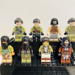 SALE Toys Desert Army Soldiers Minifigures Lot | New Custom Lego Compatible Set