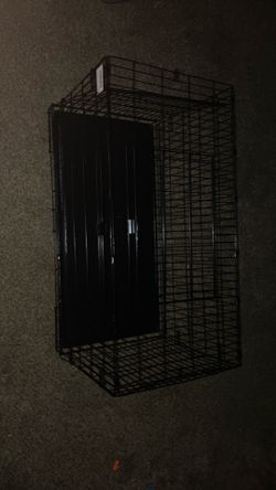 A dog cage