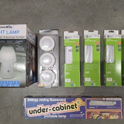 $35 For All, Huge Mixed Lot Of (7) Low Voltage Under Cabinet LED Lights