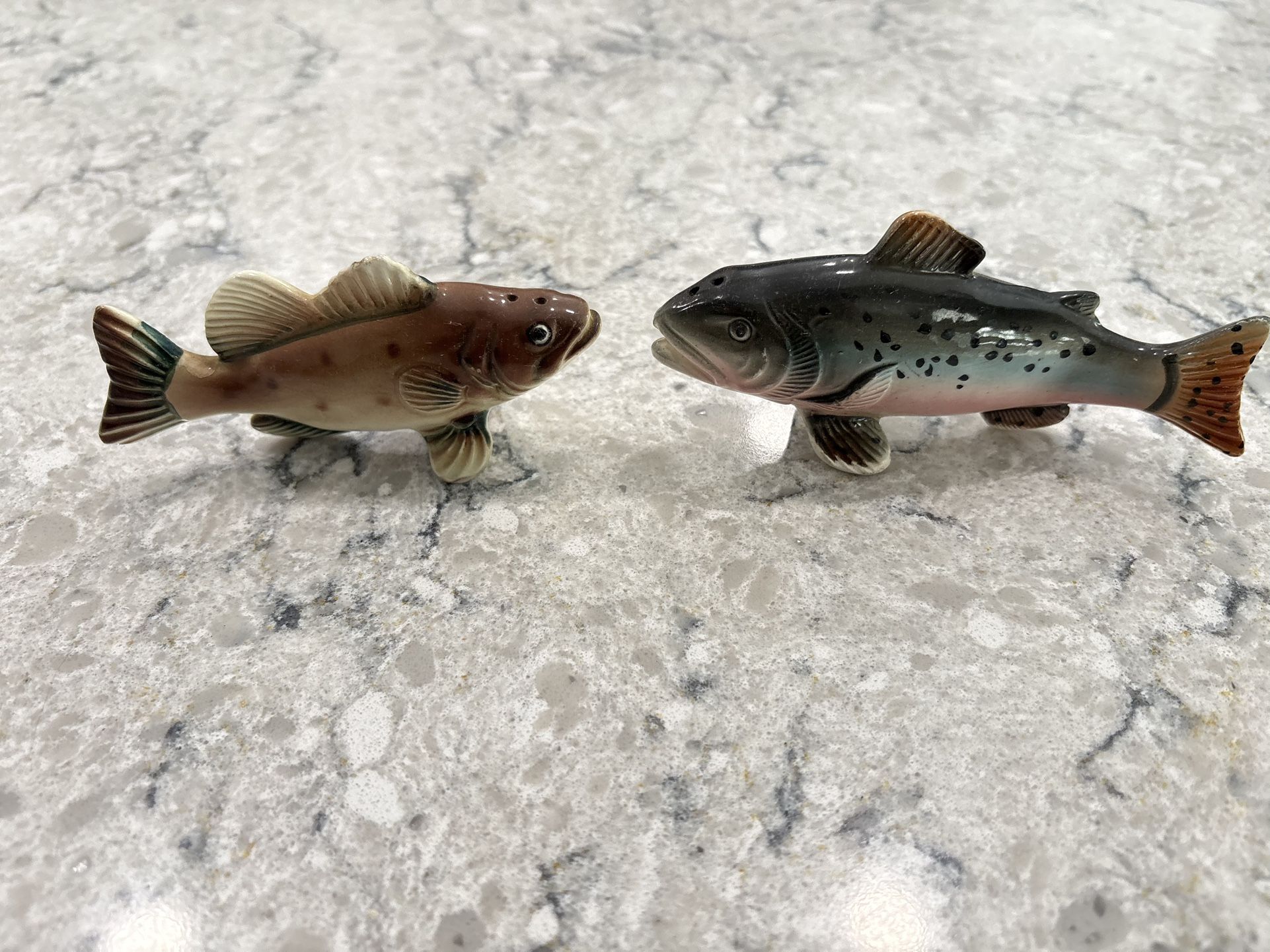 Vintage Fish Salt and Pepper Shakers