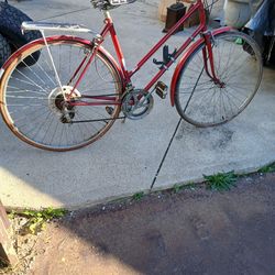 Vintage 70's Raliegh 27" Bike Made In England