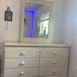 6 Drawer Vanity/Dresser With Mirror $200 OBO