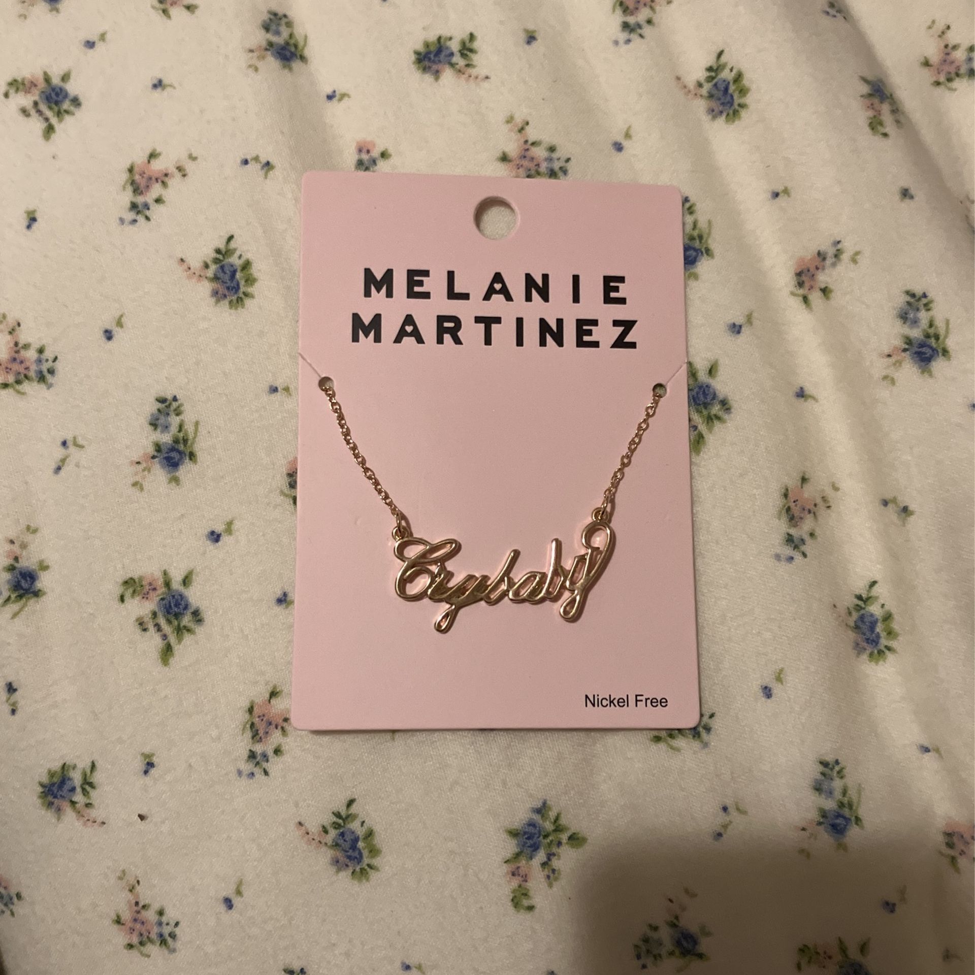 Melanie Martinez crybaby necklace
