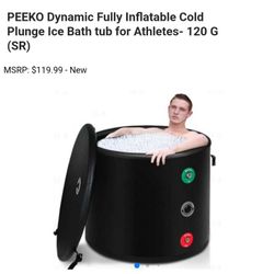 PEEKO Dynamic Fully Inflatable Cold Plunge Ice Bath tub 