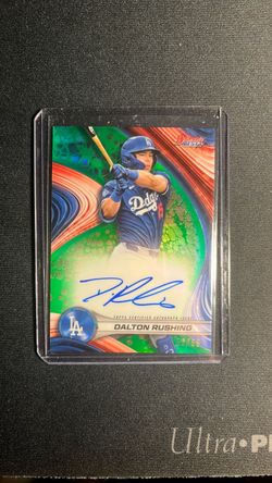 Dalton Rushing Bowman's Best Auto /99 Dodgers